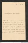 Nachlass Franz Steindachner, Brief von Preyss an Franz Steindachner (21.01.1907), Inv.Nr. 407.01, Seite 1